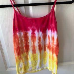 Dip dyed cami tank top